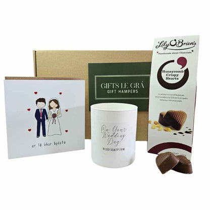 Wedding Day candle gift box Ireland