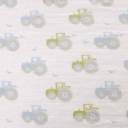 Tractor Muslin Baby Showers