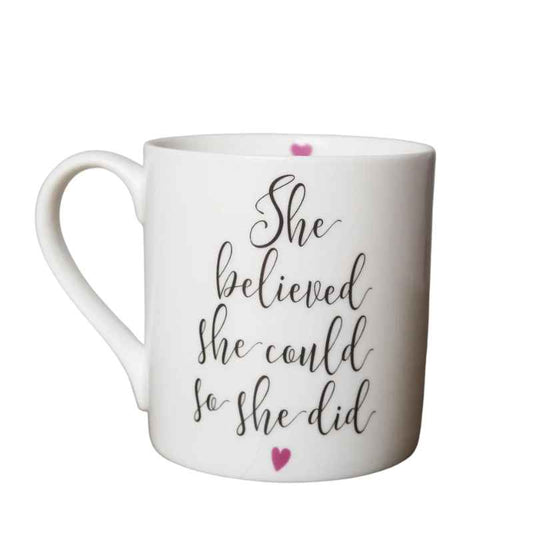 She believed she could so she did Mug - Gifts le Grá