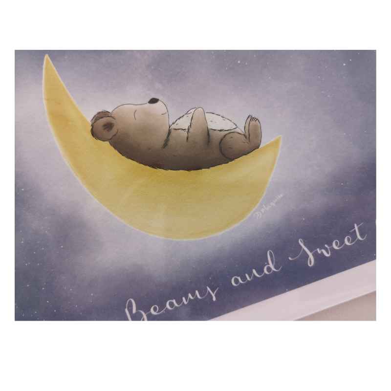 Sleepy Bear Print - Gifts le Grá